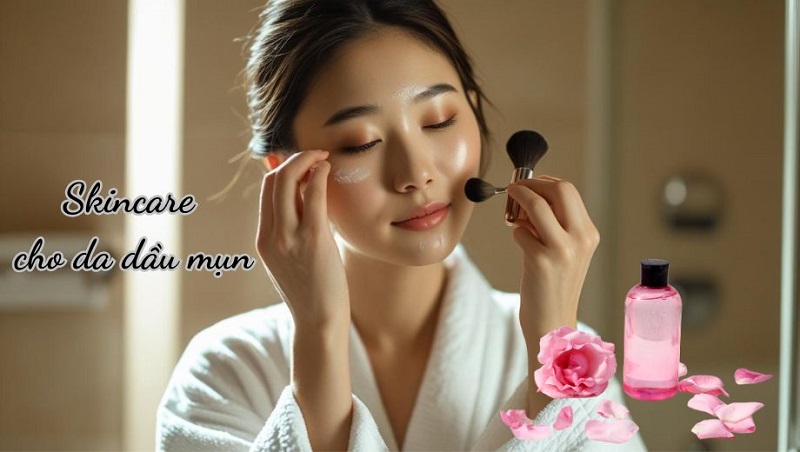 Da dầu mụn cần skincare hàng ngày
