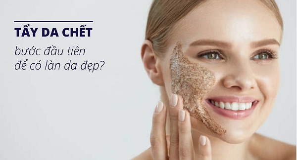 tẩy tế bào chết mặt cho da dầu mụn
