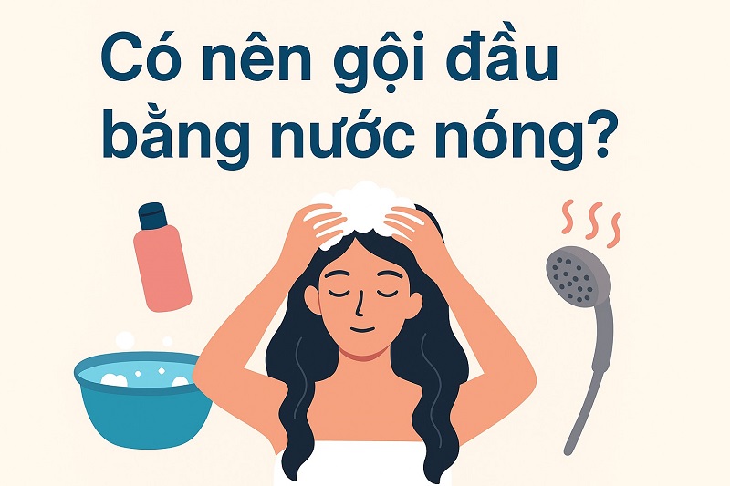 Lợi ích khi gội đầu bằng nước ấm