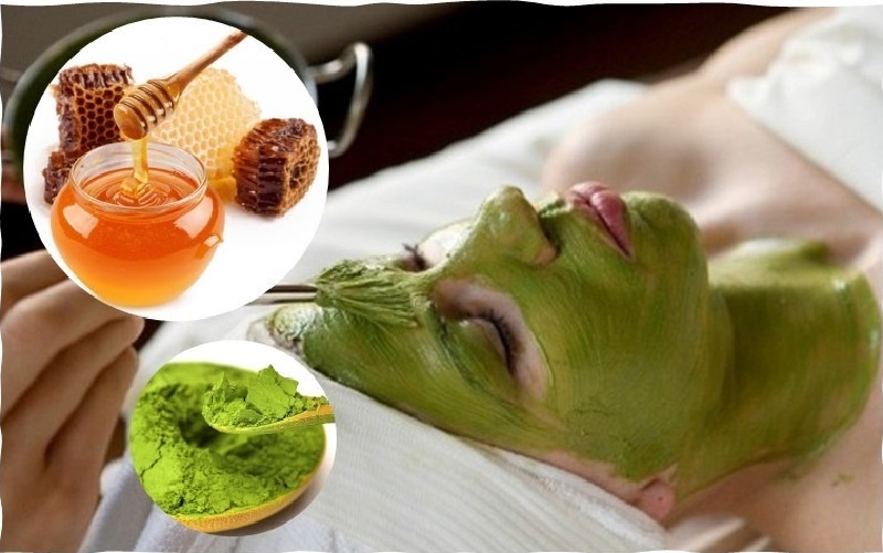 Mặt nạ trà xanh và mật ong