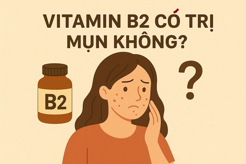 Vitamin B2 có trị mụn không?