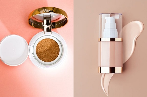 Sự khác nhau giữa kem nền và cushion