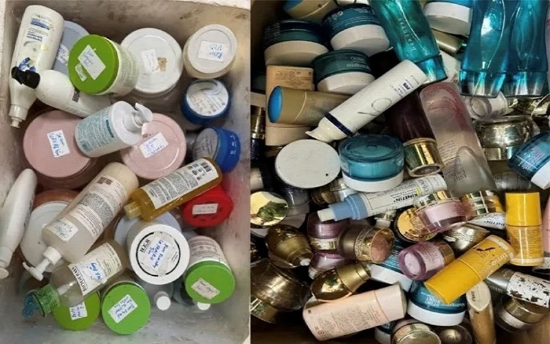 Mỹ phẩm không rõ nguồn gốc khiến da bị bào mòn