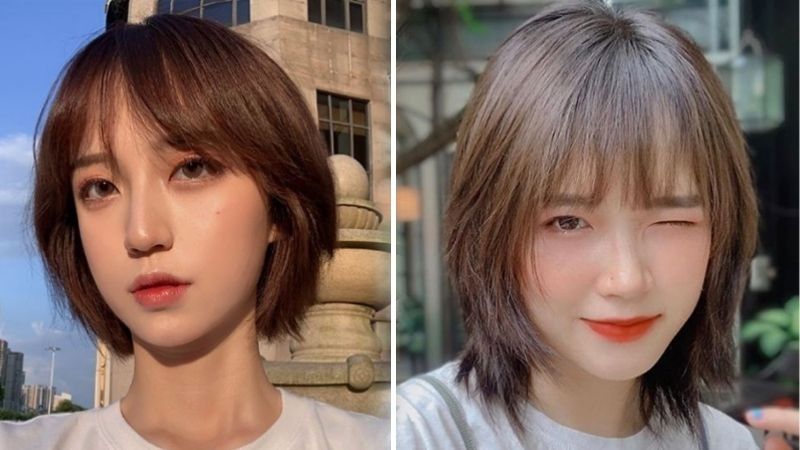 Kiểu tóc ngắn cho gương mặt dài