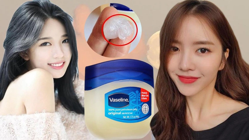 Vaseline dưỡng môi có bôi mặt được không?