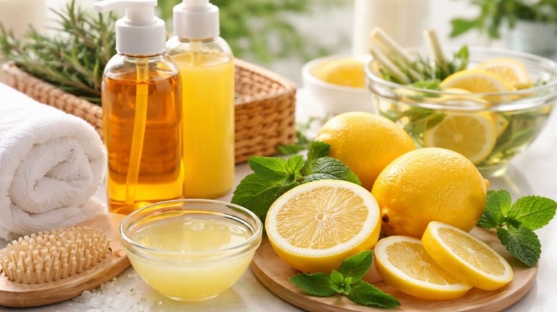 Nên xix chanh với mật ong để giảm kích ứng da đầu