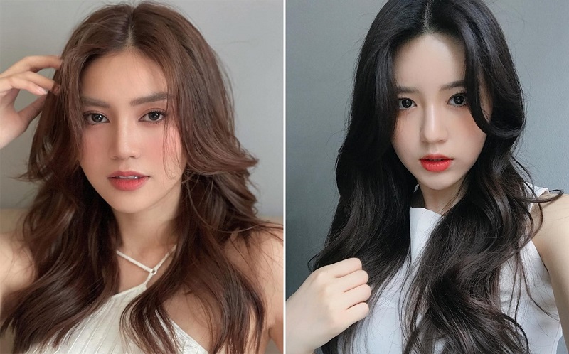 Nguyên tắc quan trọng nhất khi chọn kiểu tóc cho mặt tròn là tạo cảm giác gương mặt thanh thoát hơn