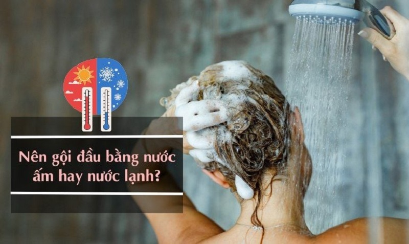 Nhiệt độ nước ảnh hưởng trực tiếp đến da đầu và tóc