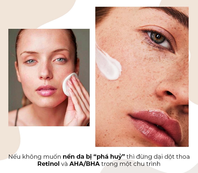 Kết hợp các hoạt chất xung đột sẽ làm giảm hiệu quả chăm sóc da