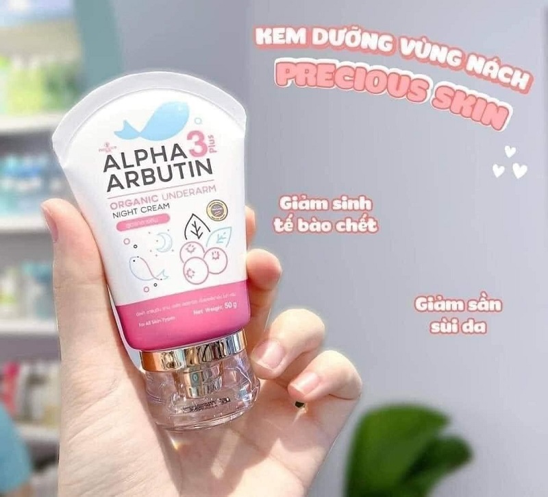 Alpha Arbutin là dòng kem trị thâm nách tốt nhất hiện nay cho tình trạng thâm nhẹ đến trung bình