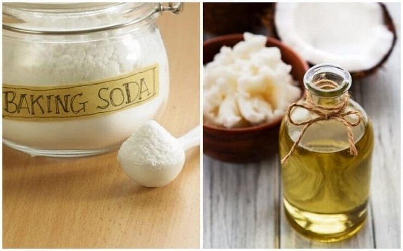 Trị thâm nách bằng dầu dừa và baking soda