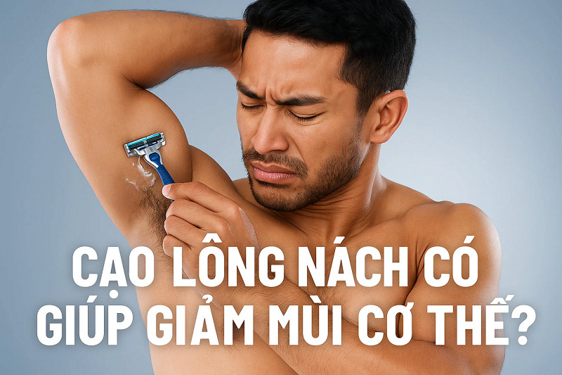 Bị hôi nách có nên cạo lông nách không?