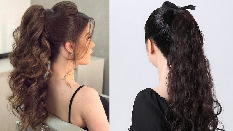 Tóc buộc đuôi ngựa cao cực kỳ hợp với thời tiết mùa hè